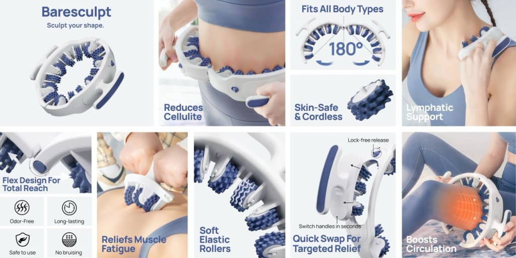 SkinGlow Roller - רולר המסאז’ המהפכני לעור חלק וללא צלוליטיס